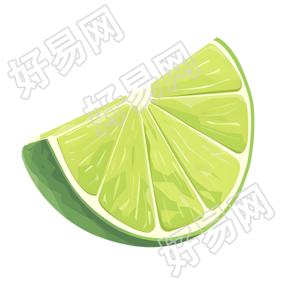 青柠夏天插画