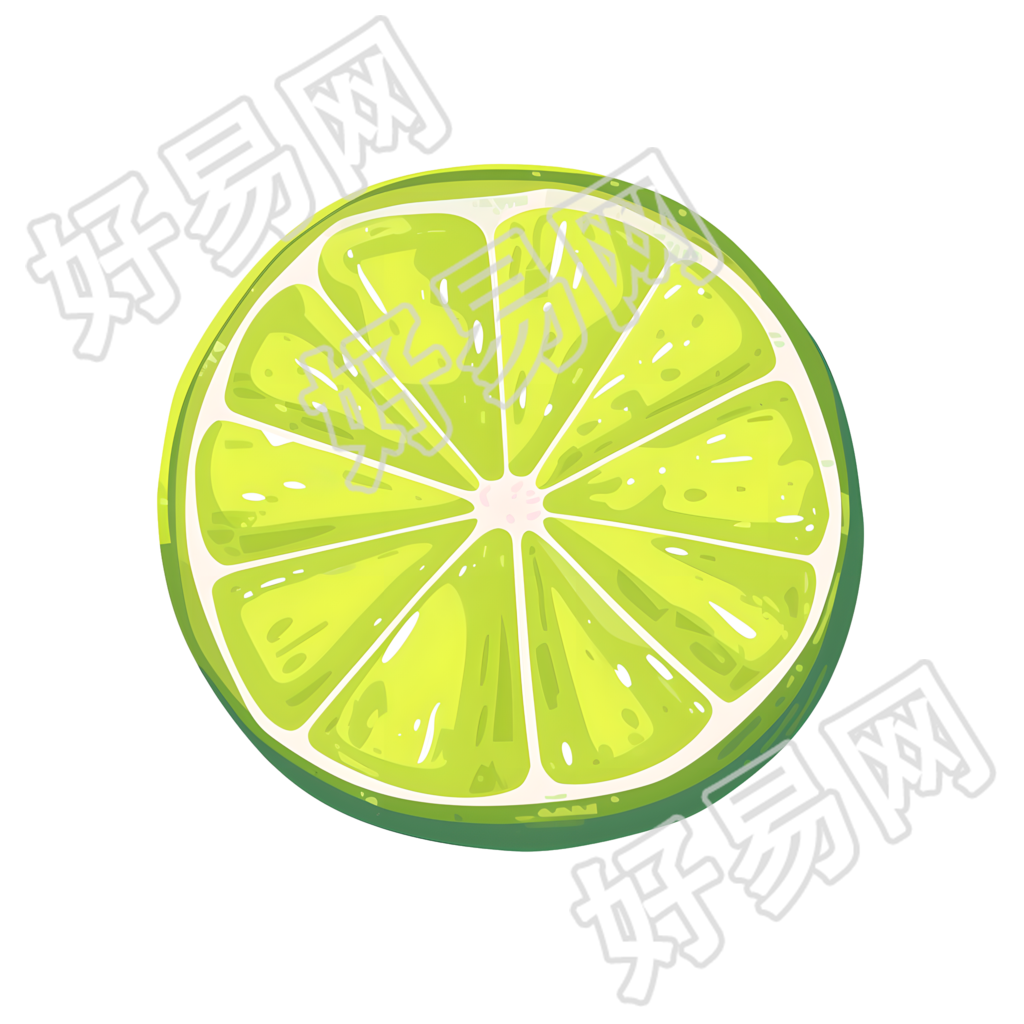 青柠插画夏天素材