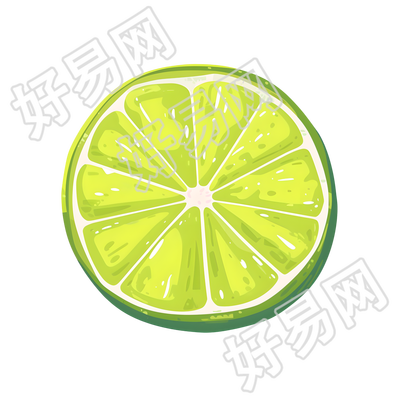 青柠插画夏天素材
