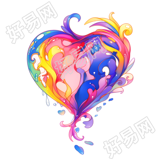 桃心图形素材