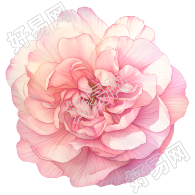 花朵彩铅素材