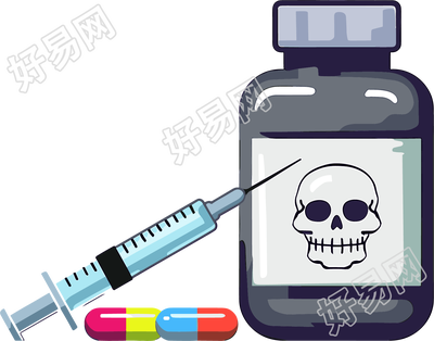 禁毒创意插画