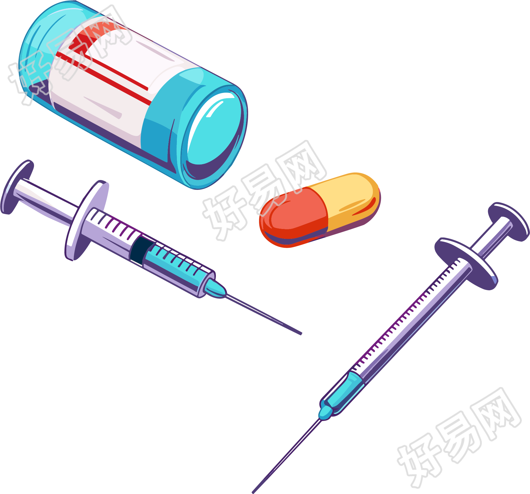 禁毒商业设计元素