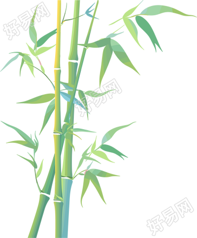 竹子插画设计元素