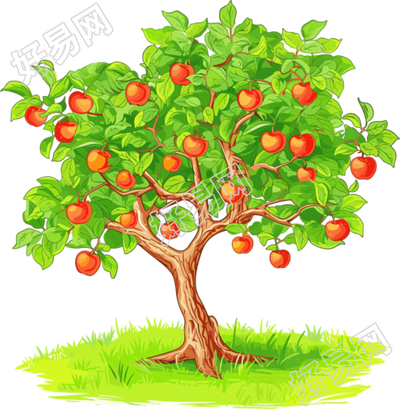 苹果树简单插图