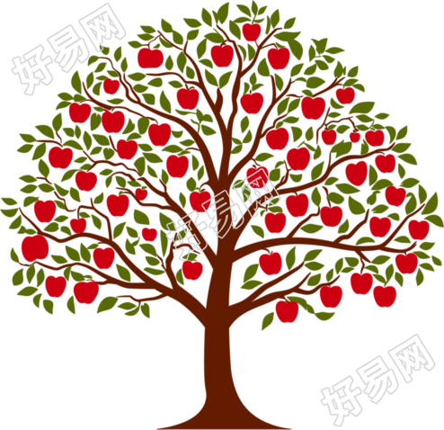 苹果树图形素材