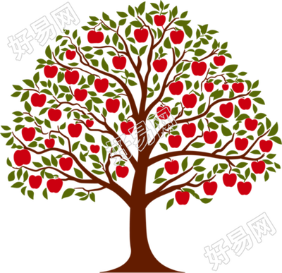 苹果树图形素材