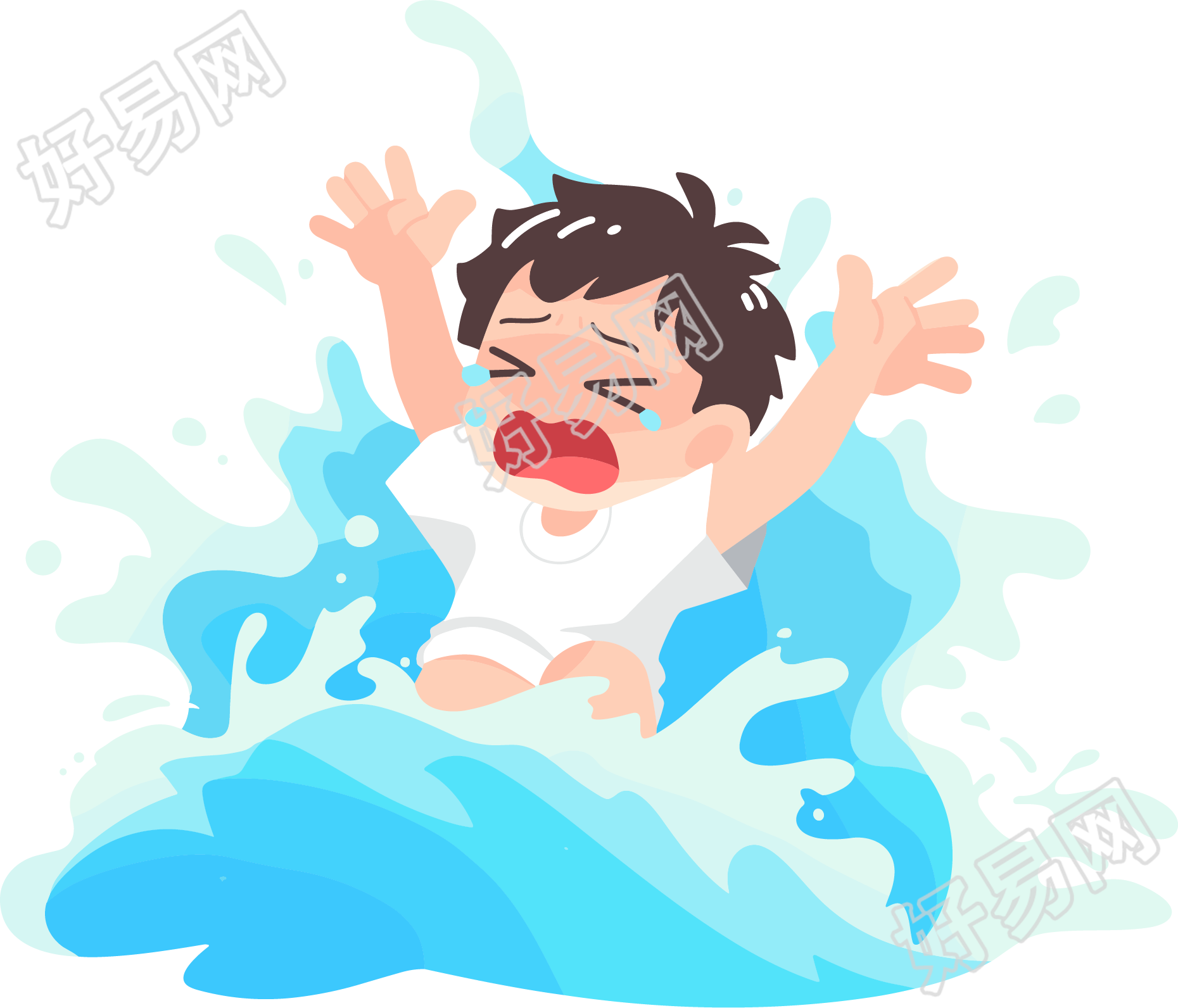 溺水男孩夏季防溺水插图
