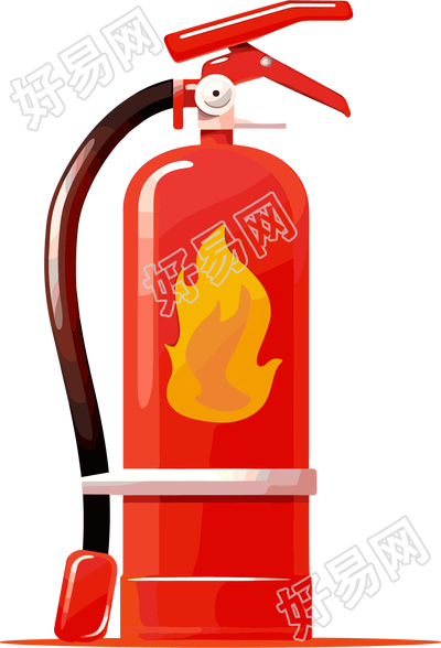 灭火器插画设计元素