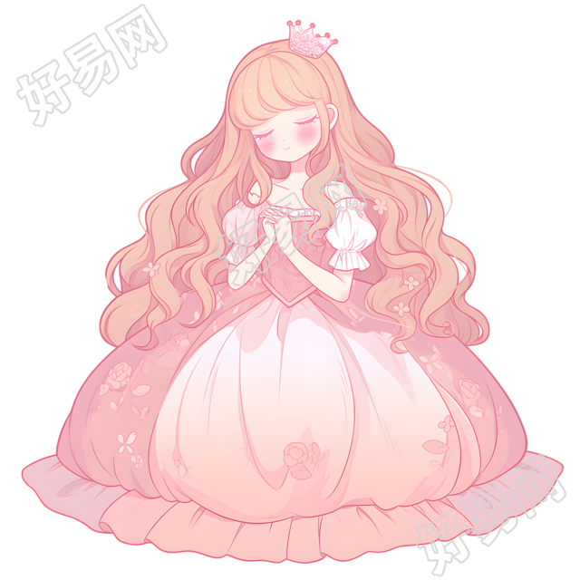 公主插画设计元素