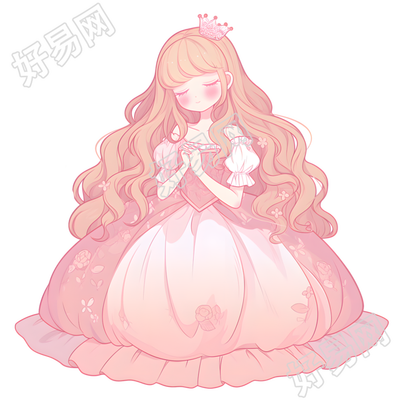 公主插画设计元素