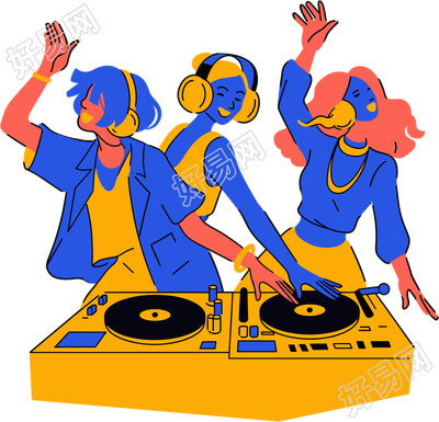 音乐节矢量插图