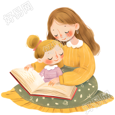 母女温馨插图