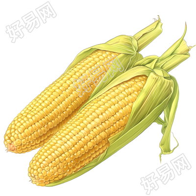 玉米插画设计元素