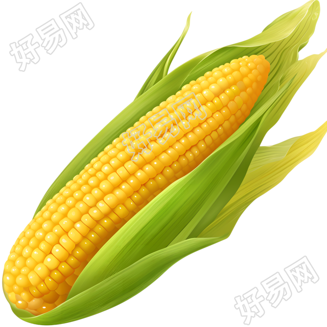 玉米插画素材