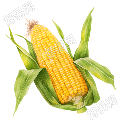 玉米商业插画