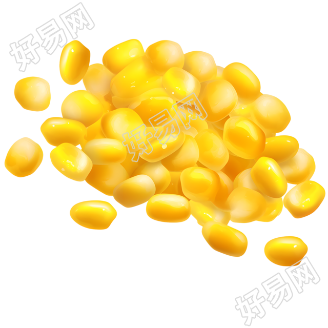 玉米粒图形素材