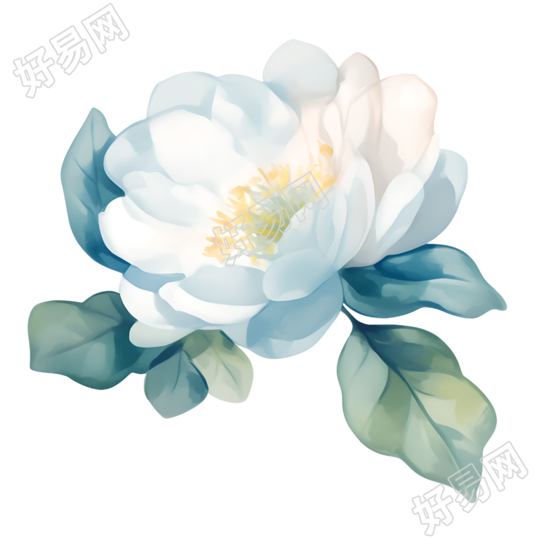 水彩植物插图