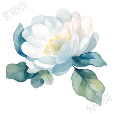 水彩植物插图