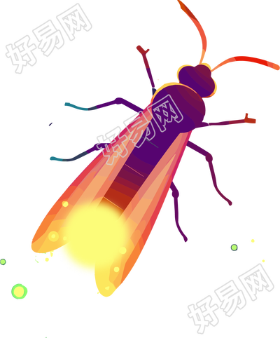 萤火虫商业设计元素