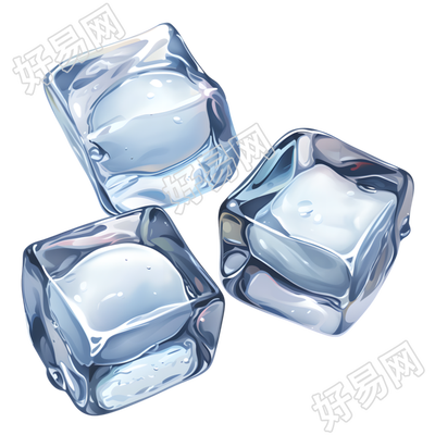 不锈钢冰块素材