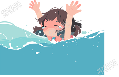 溺水女孩插图