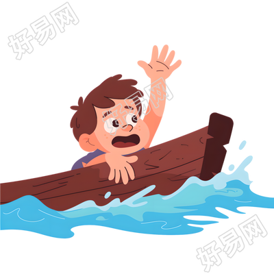 溺水男孩插图
