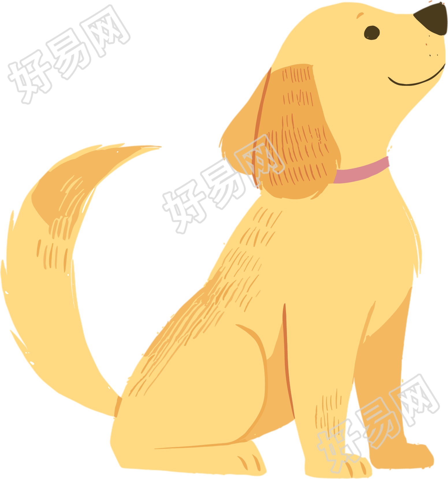 可爱小狗PNG图形素材