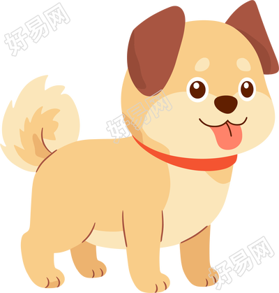 小狗吐舌头插图