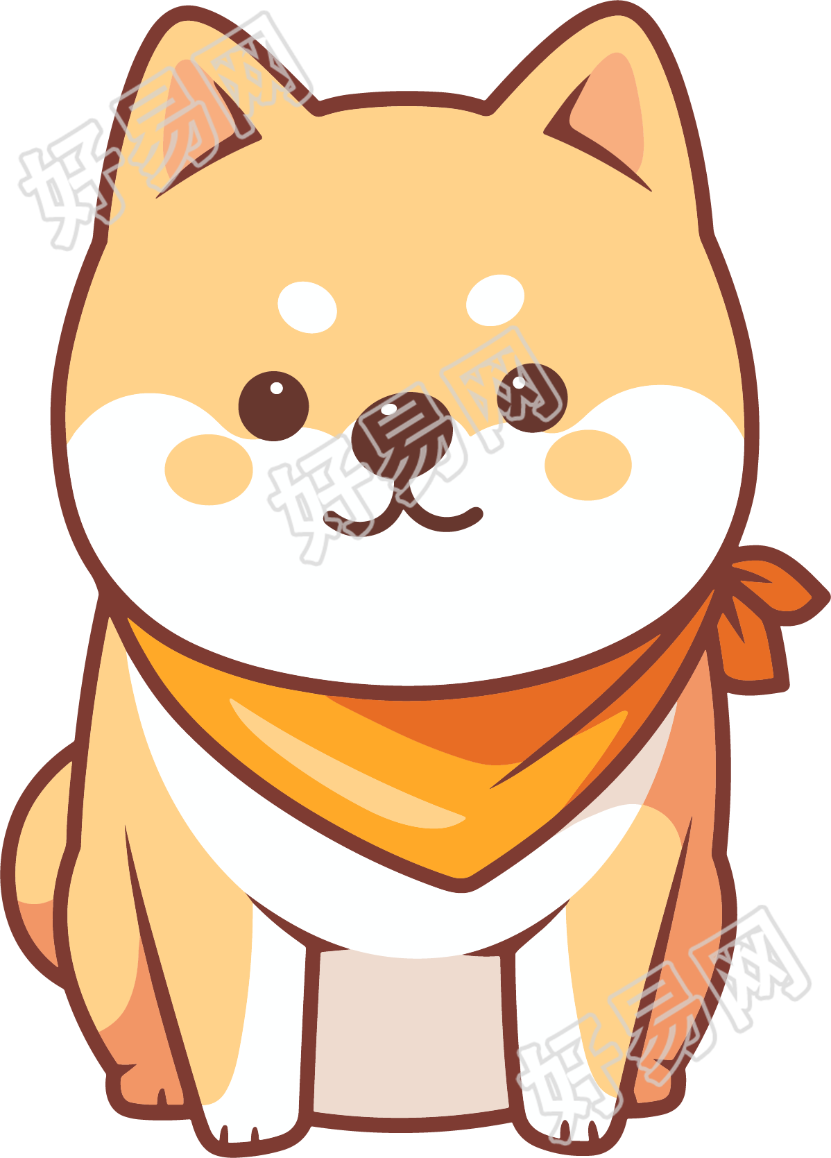 小狗柴犬元素
