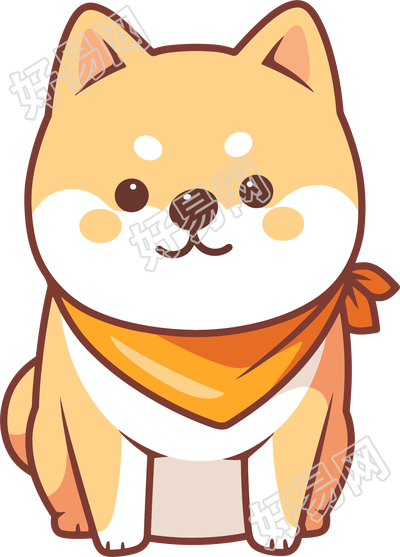 小狗柴犬元素