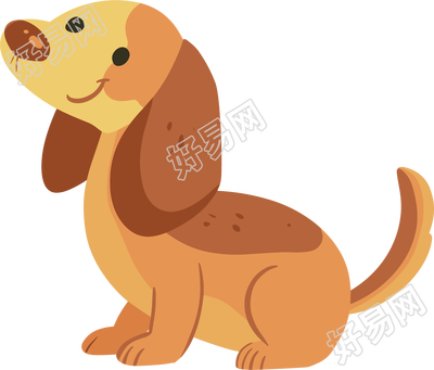小狗透明背景素材