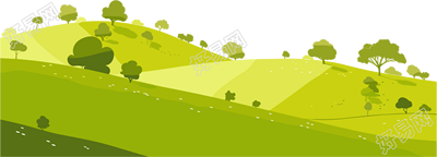 草原创意插图