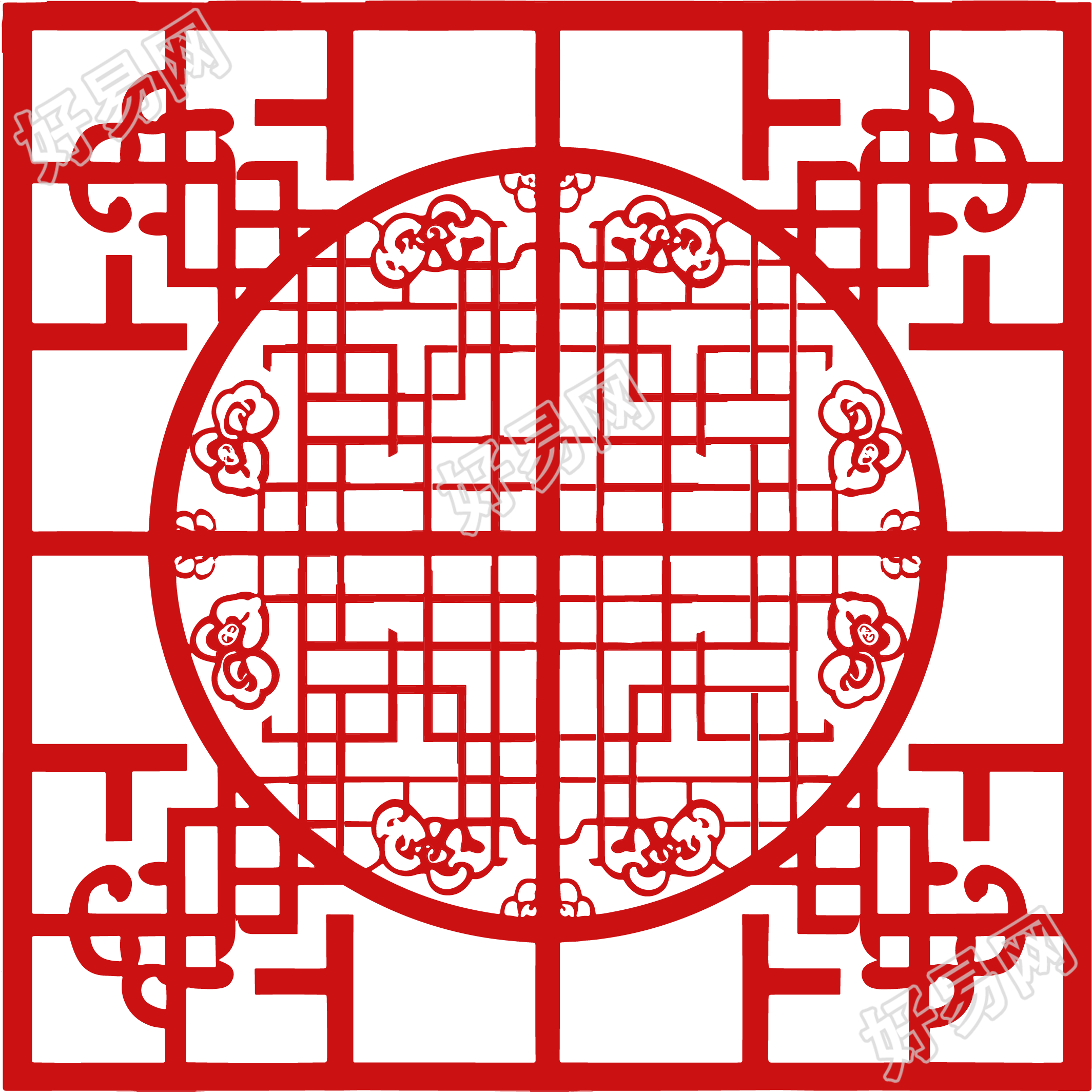 剪纸窗花素材