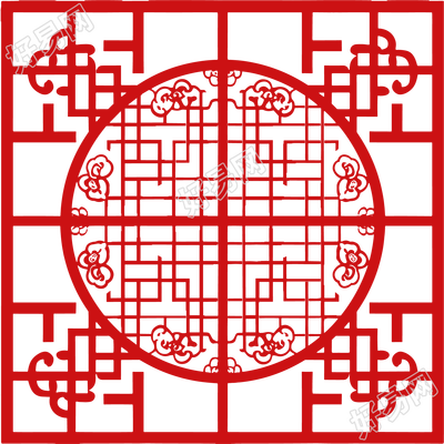 剪纸窗花素材