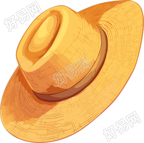 夏季防暑草帽素材
