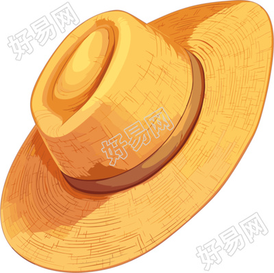 夏季防暑草帽素材