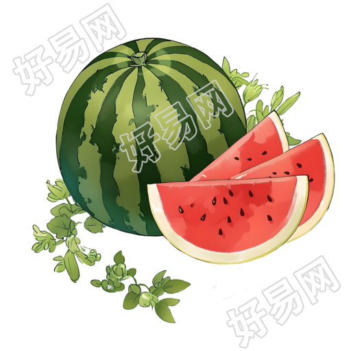 夏天西瓜PNG素材