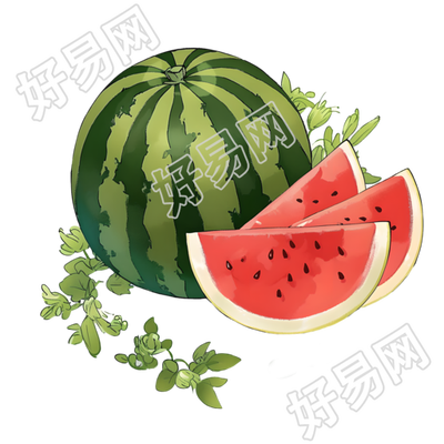 夏天西瓜PNG素材