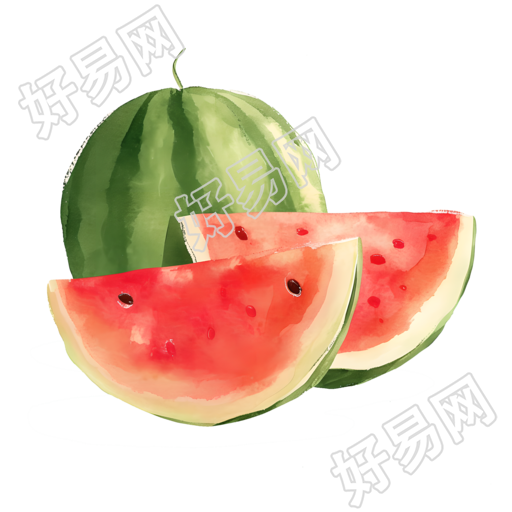 夏天西瓜元素