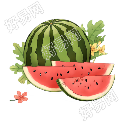 夏天西瓜创意设计元素