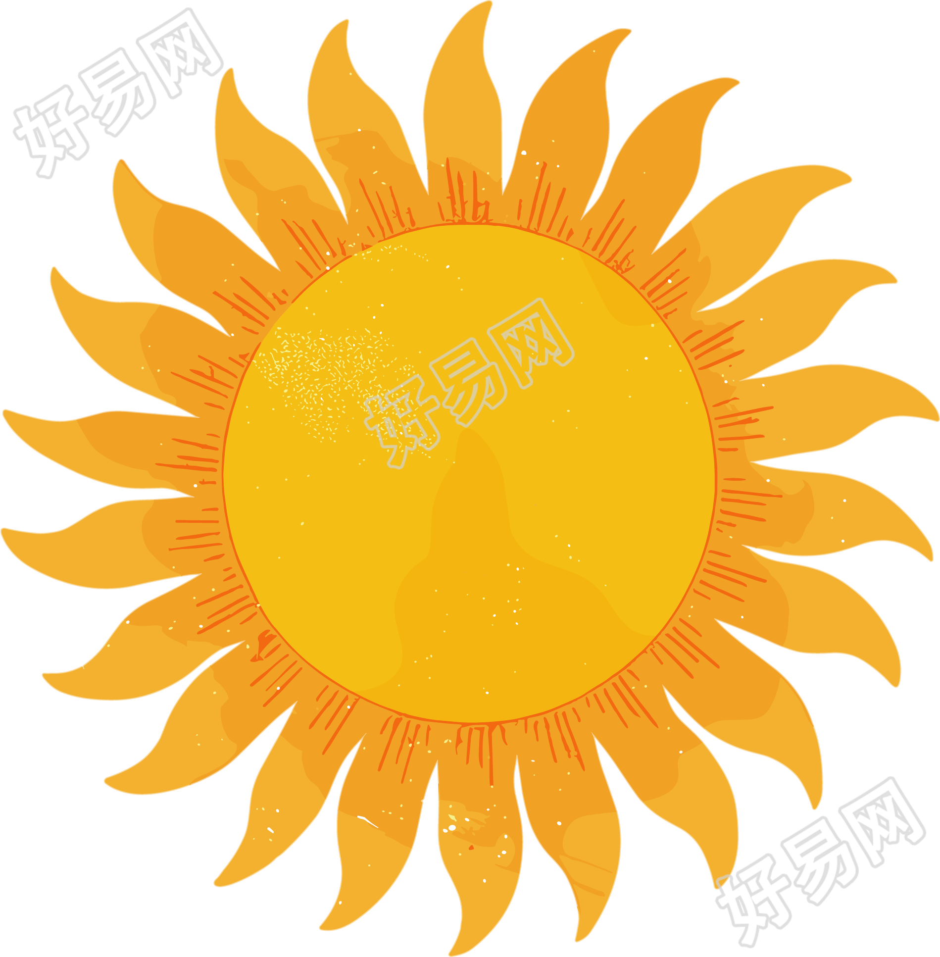 夏季防暑太阳素材