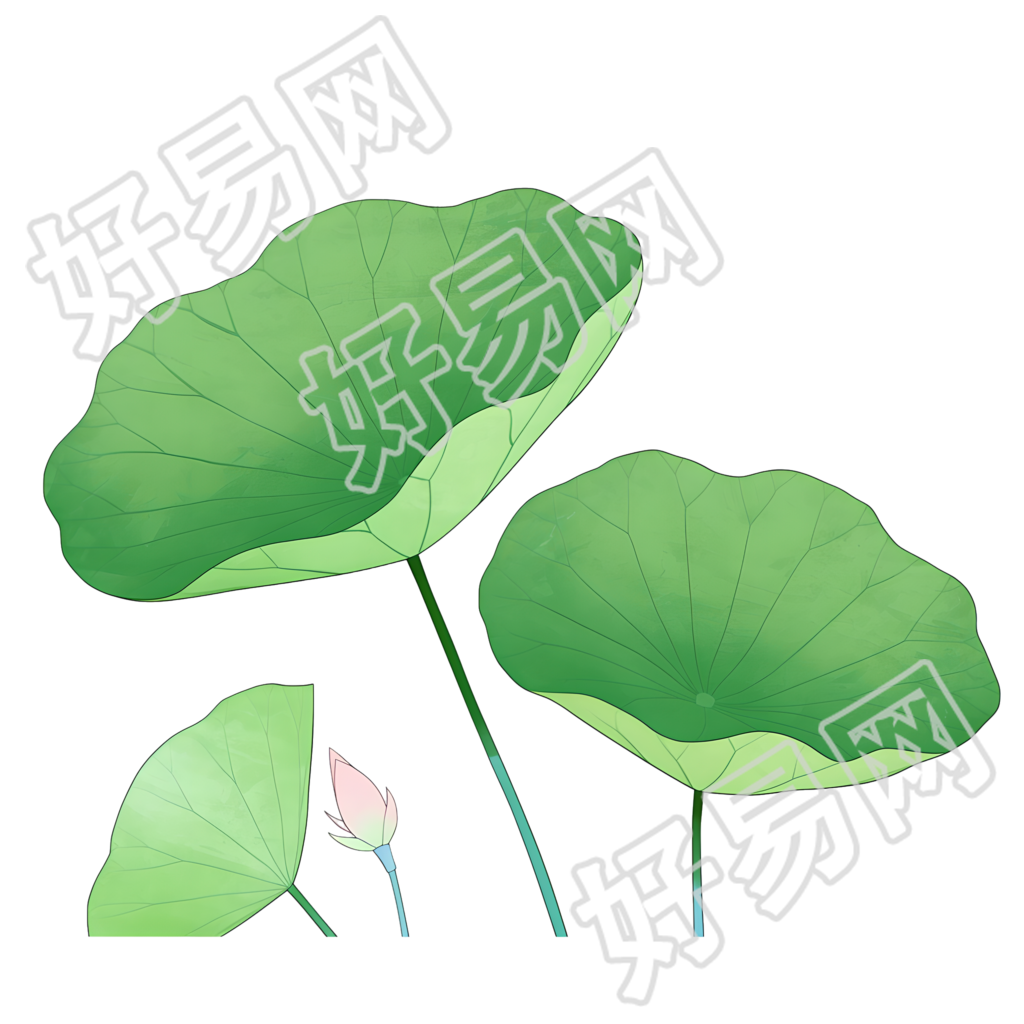 荷叶夏天PNG素材