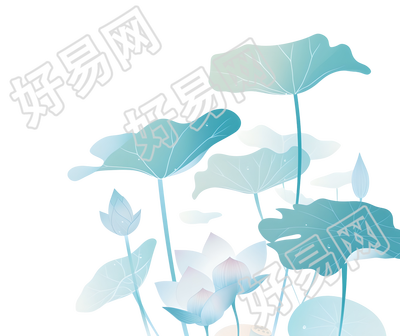 荷叶夏天创意设计素材