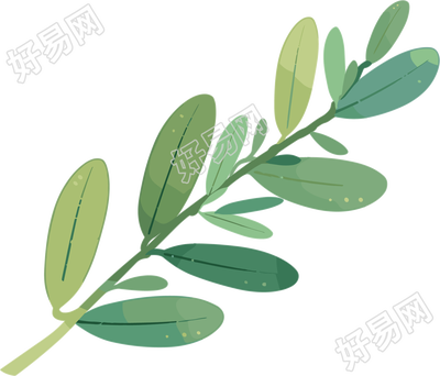 水彩植物PNG图形素材
