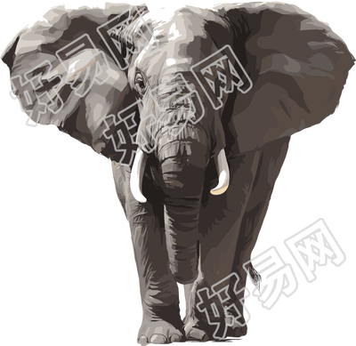 大象珍稀动物素材