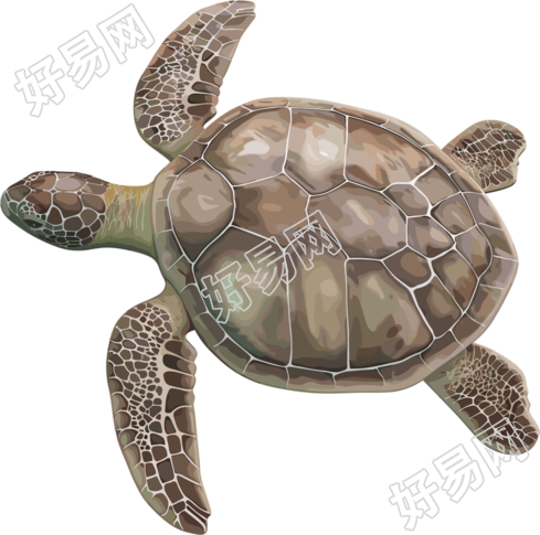 海龟珍稀动物插图