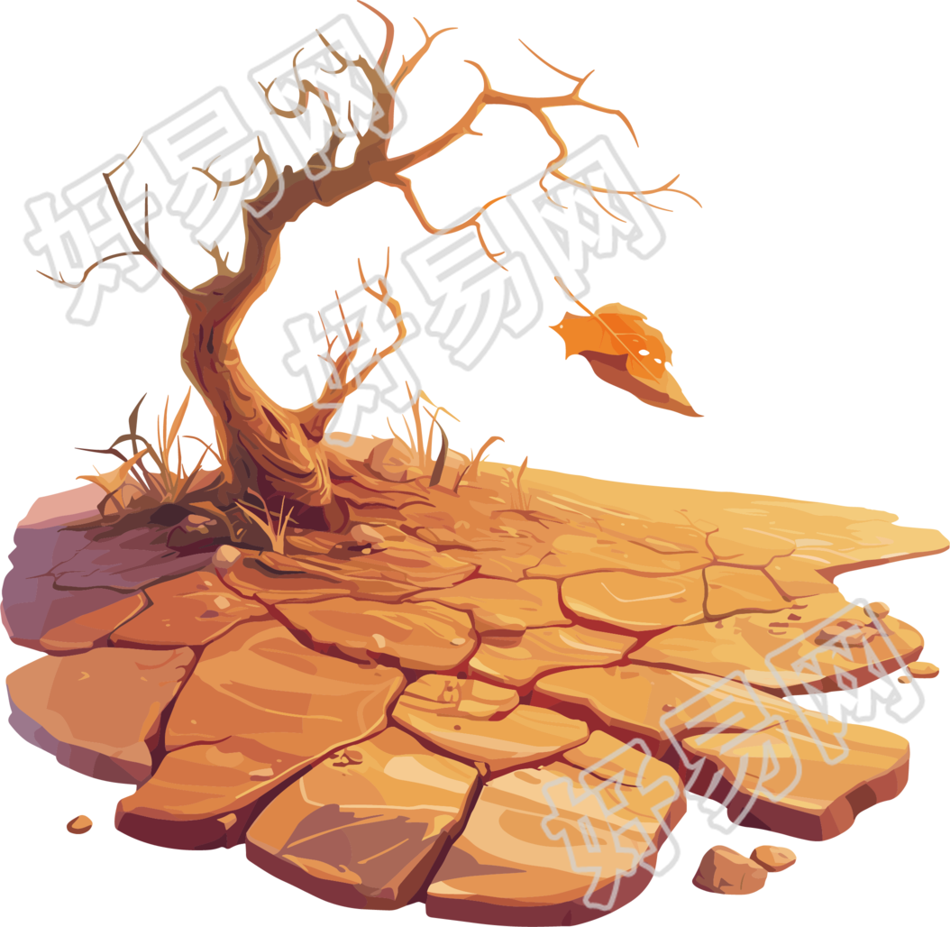 干裂的土地抗旱素材