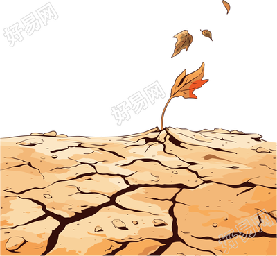 干裂的土地抗旱插图