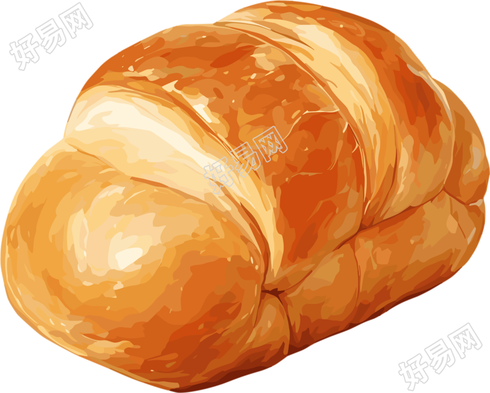 美味面包矢量插画